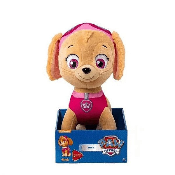 Skye De Pelúcia Tam. G Original Patrulha Canina Paw Patrol Sunny