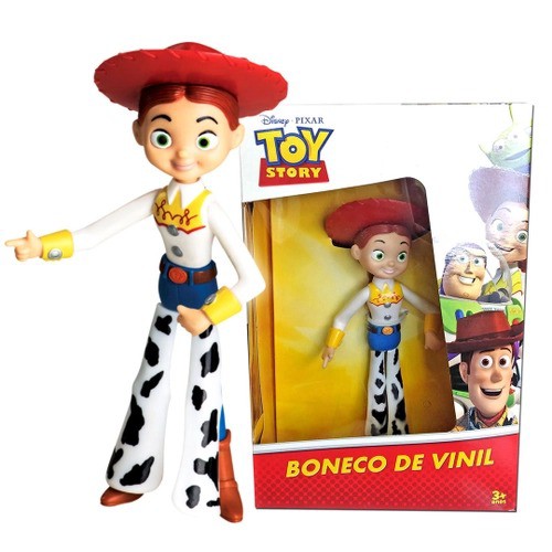 Boneca Jessie De Vinil Toy Story Disney - Líder