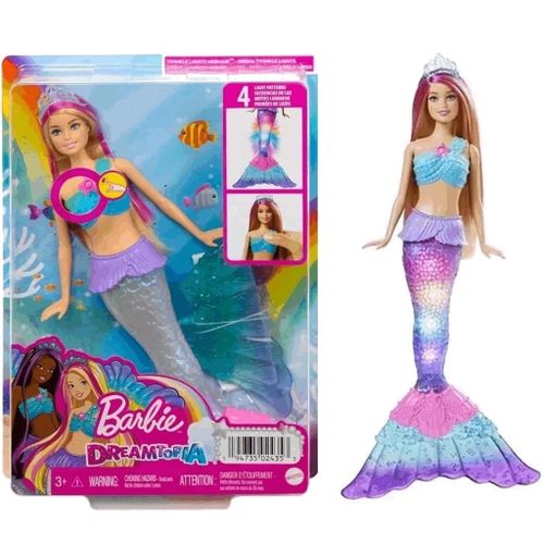 Boneca Barbie Sereia Mattel Dreamtopia - GTF89