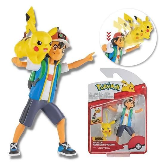 Mattel - Pokemon - Construção Pokémon com movimento: Pikachu