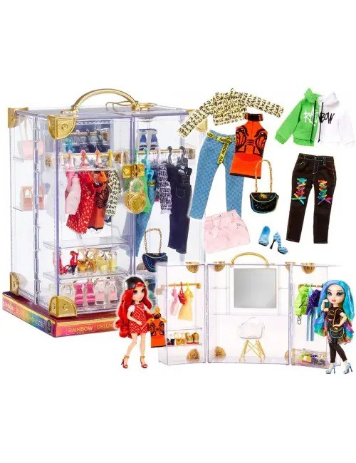 Barbie Closet Luxo Fashion Completo Com Roupas E Acessórios