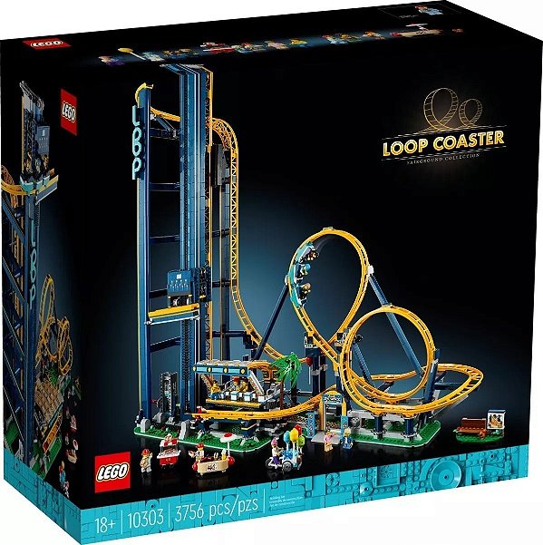 Lego Icons Creator Montanha Russa Loop Coaster 10303