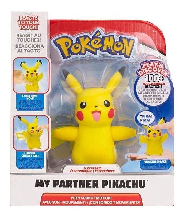 POKEMON PELUCIA PIKACHU COM LUZ - Casa dos Plásticos