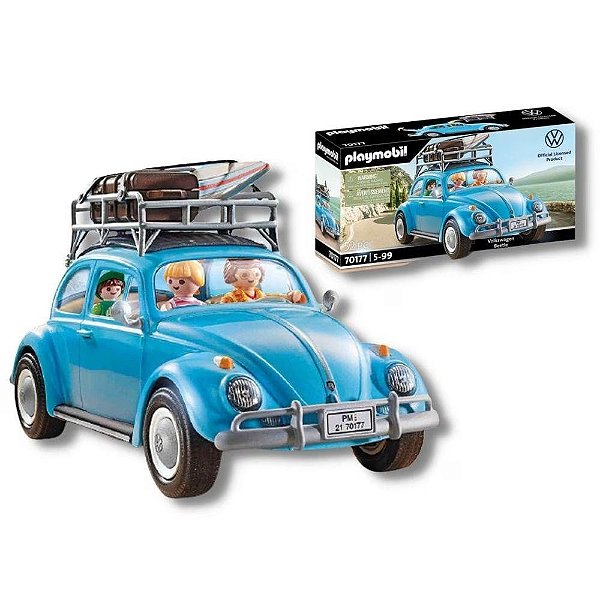 Playmobil Volkswagen Beetle Fusca Azul 70177 Sunny 1581