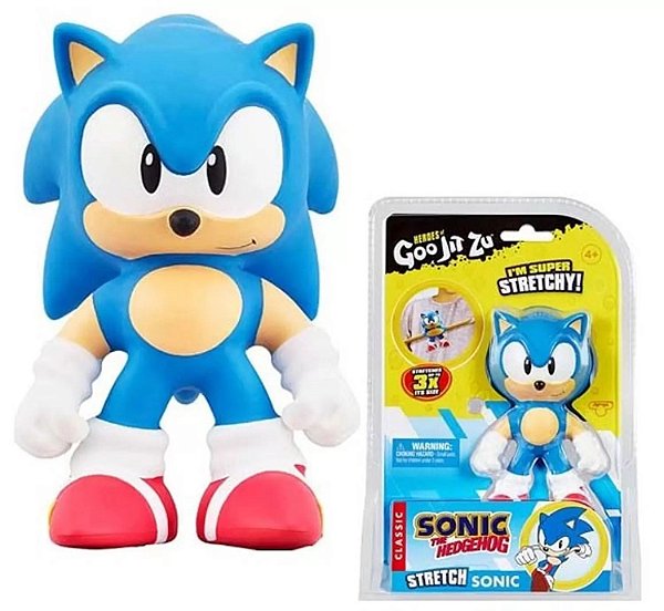 Boneco Elástico Sonic Stretch - Heroes Of Goo Jit Zu - Sunny