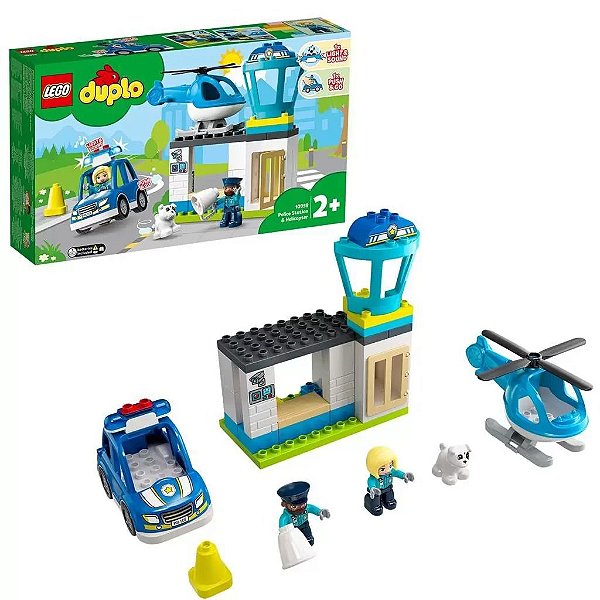 Lego Duplo Delegacia de Polícia e Helicóptero 10959
