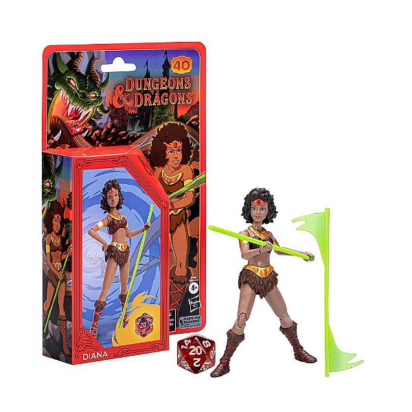 Figura Diana Carverna do Dragão D&D Hasbro F4883