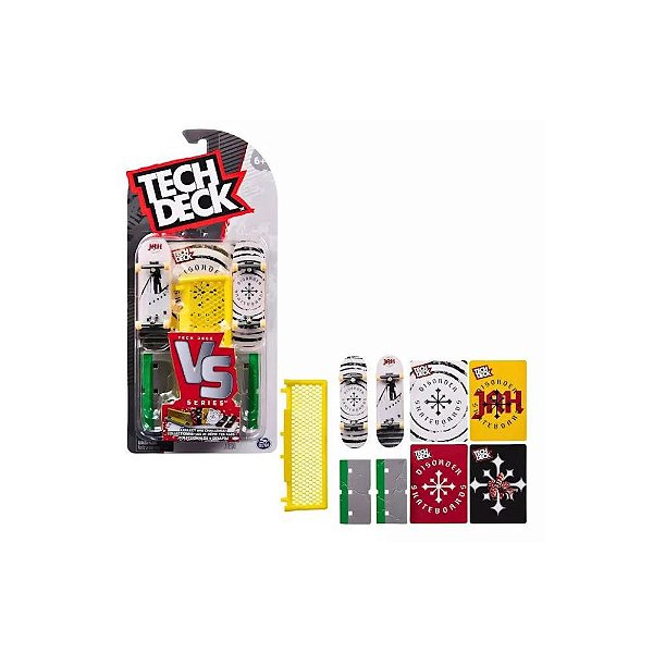 Kit Tech Deck Skate De Dedo Com 4 - Sunny