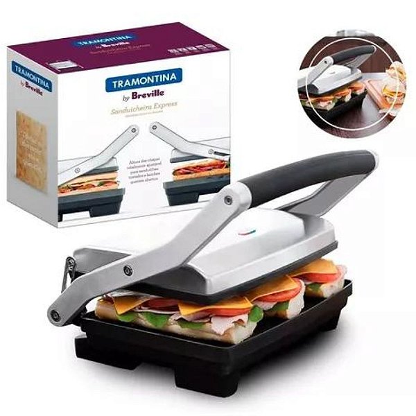 Sanduicheira Aço Inox 110v Express Tramontina By Breville