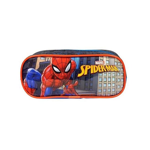 Estojo De Lápis Marvel Homem Aranha Escolar Xeryus