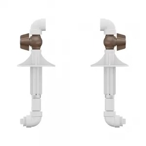 Kit Cavalete Com 2 Reguladores 3/4" Tigre