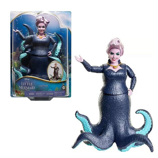 Boneca Disney A Pequena Sereia Úrsula Vilã Mattel Hlx12