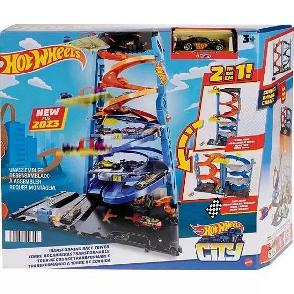 Hot Wheels City Pista Torre de Corridas Altura HKX43 Mattel