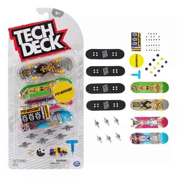 Tech Deck Skate De Dedo Coleção dgk kit 4 Skate 2891 - Sunny no