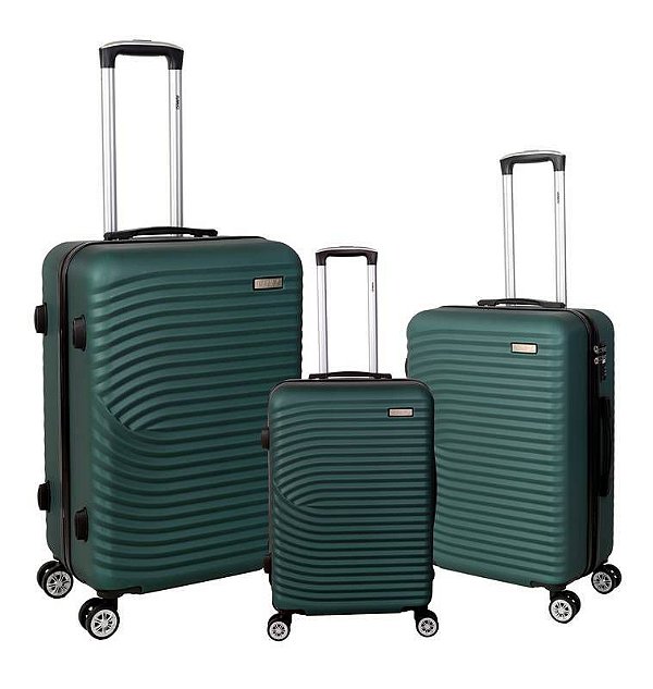 Kit de Malas Quebec Verde P M G Rodas 360º Isiway