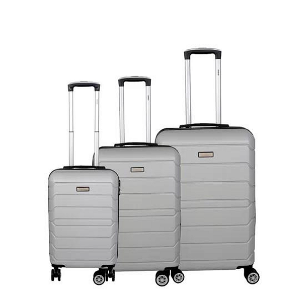 Conjunto De Malas Viena em Prata 3 Peças P/M E G Isiway