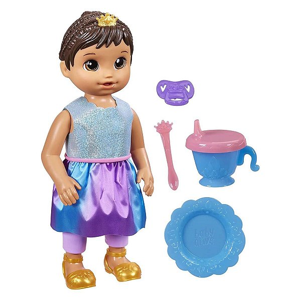Boneca Baby Alive Princesa Ellie Grow Up Morena Hasbro F5237