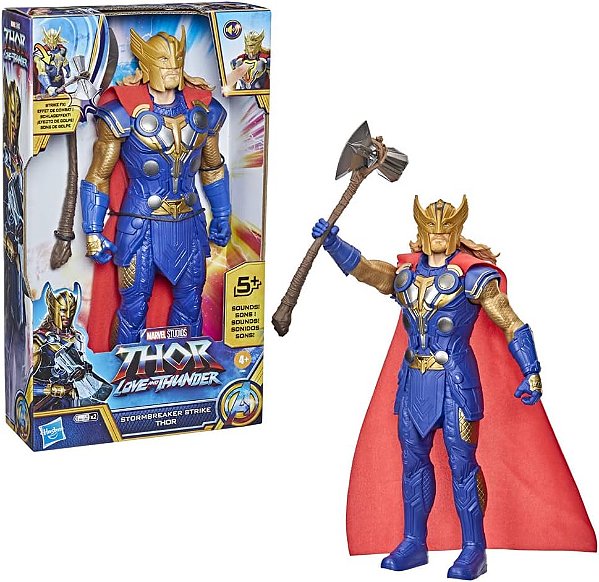 Boneco Thor Love And Thunder Ataque Tempestade Hasbro F3360