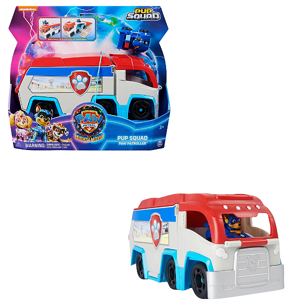 Patrulha Canina Pawket Ônibus Patrulheiro + Chase Sunny 3773