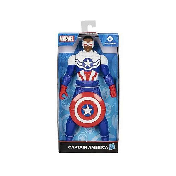 Boneco Capitão América Falcão Mighty Hero Serie F6936 Hasbro