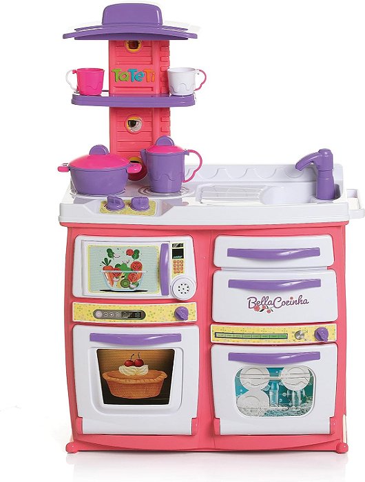Cozinha Infantil Completa Com Som E Água De Verdade Tateti