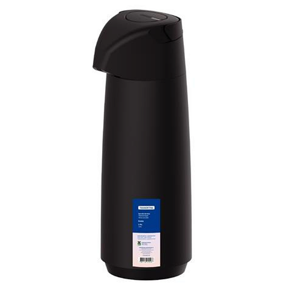 Garrafa Térmica Exata 1,8L Preto Fosco Tramontina