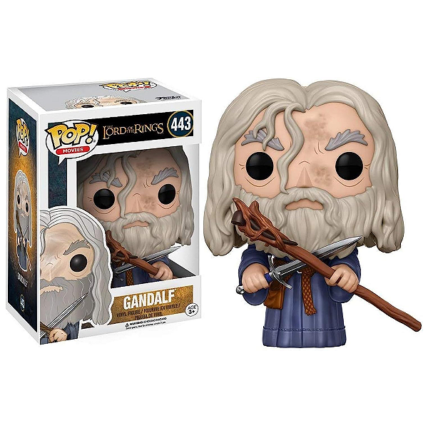 Funko Pop Senhor dos Anéis Hobbit Gandalf #443 Raro