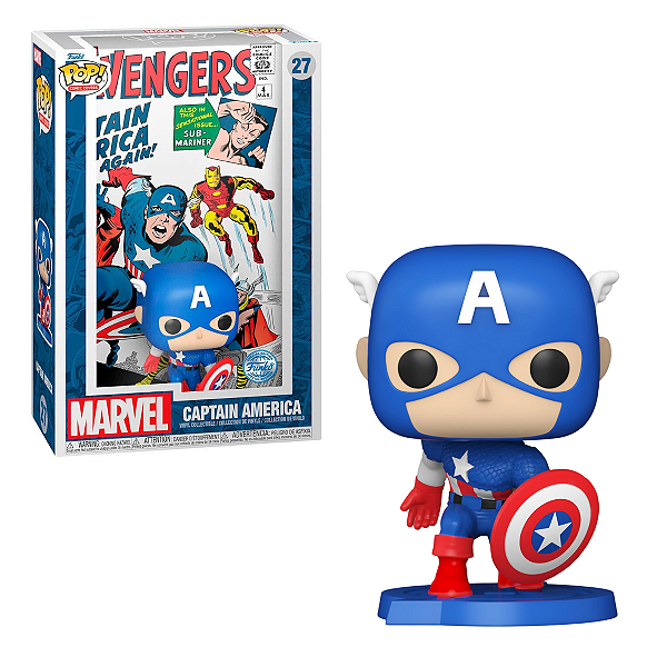 Funko Pop Marvel Avengers Capitão América #4  (1963)