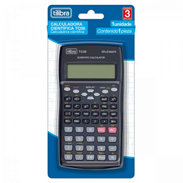 Calculadora Científica TC08 Preta Tilibra