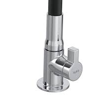 Torneira Hydramotion Bancada Mesa Flexível Preto Hydra
