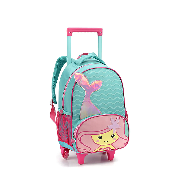 Mochila Infantil Rodinhas Zoop Sereia Seanite