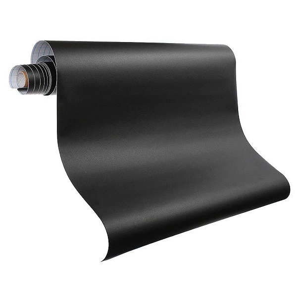 Adesivo Lousa Quadro Negro Preto Fosco 2m X 45cm