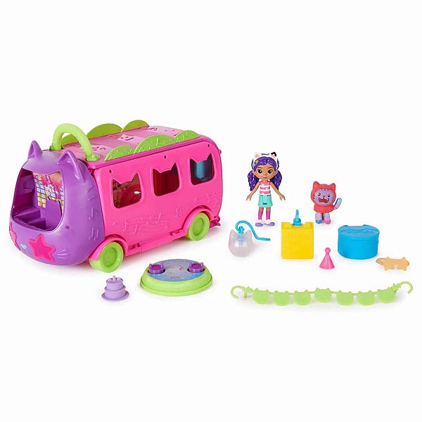 Playset Festa No Ônibus Da Gabbys Dollhouse Sunny 3912