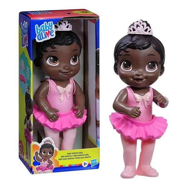 Boneca Baby Alive Doce Bailarina Negra Hasbro F1275