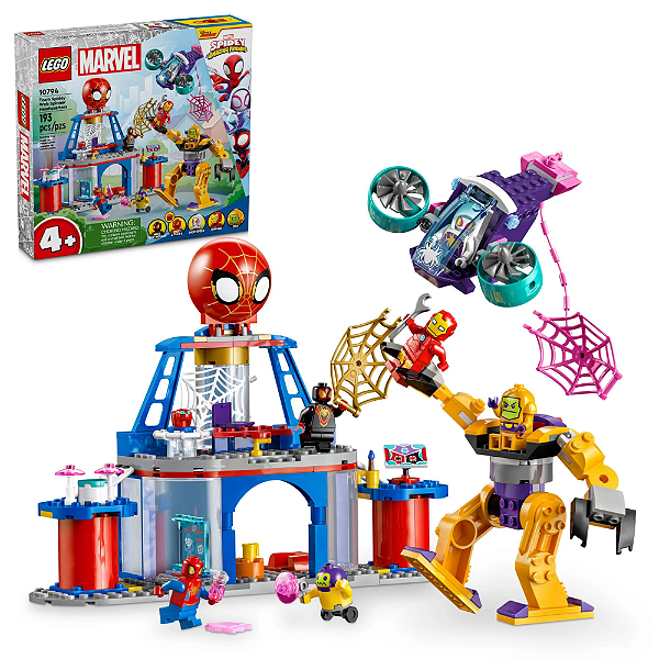 Lego Marvel Quartel-General Dos Lançadores De Teias 10794