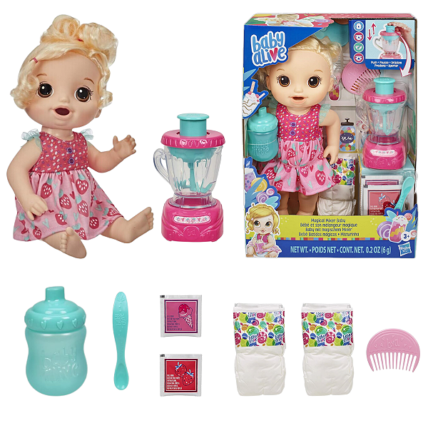 Boneca Baby Alive Misturinha Loira Hasbro E6943