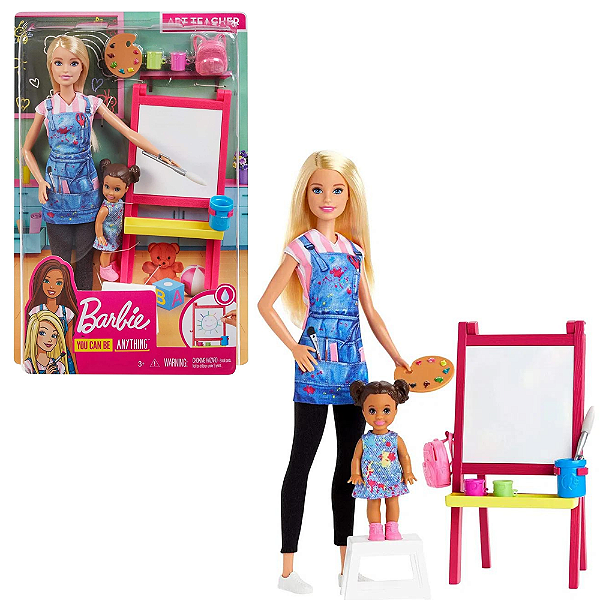 Boneca Barbie Profissões Professora De Artes - Mattel
