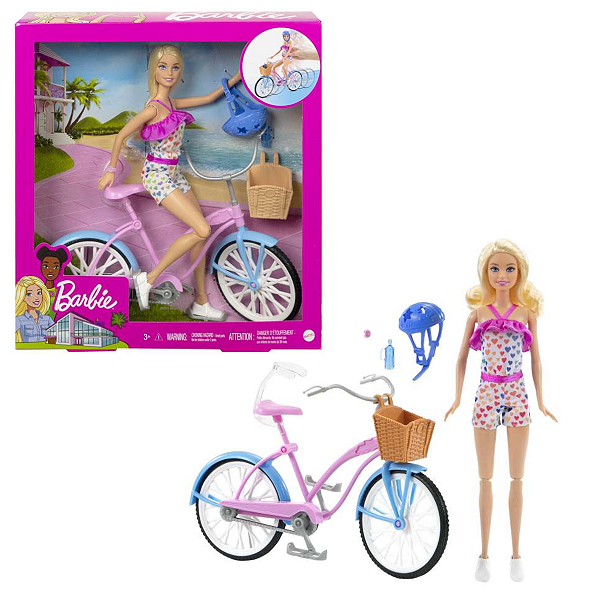 Barbie Passeio de Bicicleta Mattel HBY28