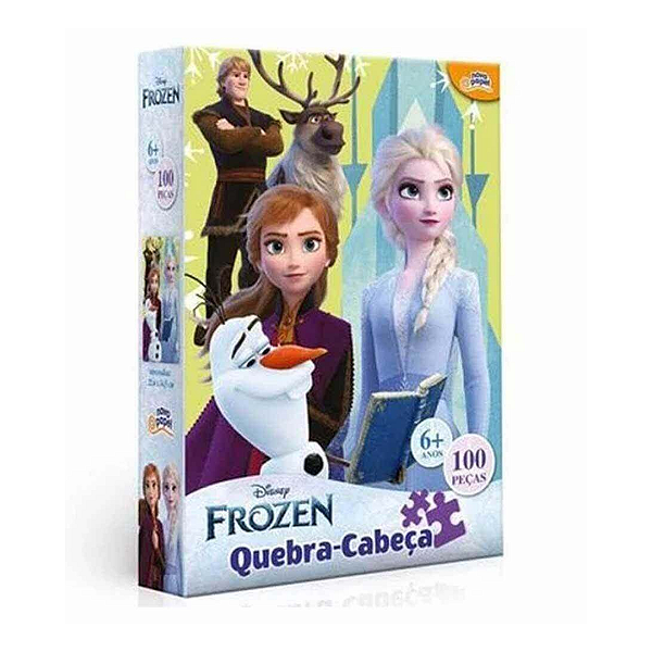 Quebra-cabeça Disney Frozen 100 Peças Toyster 8027