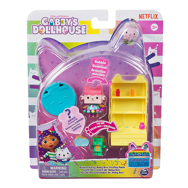 Set de Móveis Gabbys Dollhouse Artesanato Baby-Box Sunny 3911