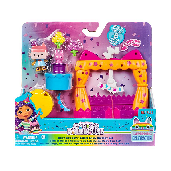 Playset Celebração Gabbys Dollhouse Show de Talentos Sunny 3966
