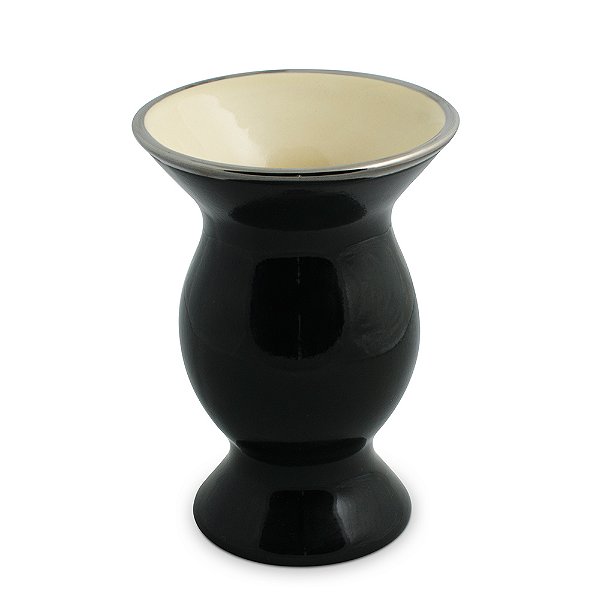 Cuia de Cerâmica Lisa 300ML Preto Ceraflame