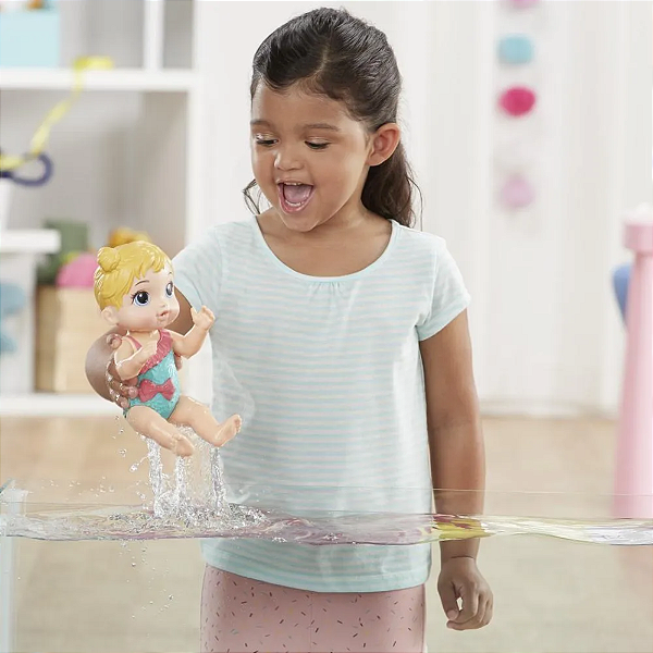 Boneca Baby Alive Banhos Carinhosos Loira Hasbro E8716
