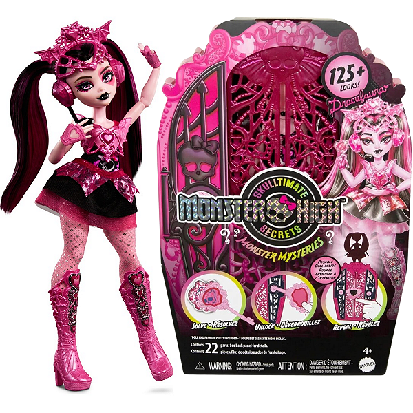 Monster High Skulltimate Secrets 4 Draculaura HXH84 Mattel