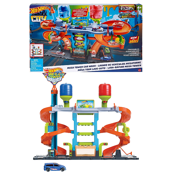 Pista Hot Wheels City Lava-rápido Mega Torre HDP05 Mattel