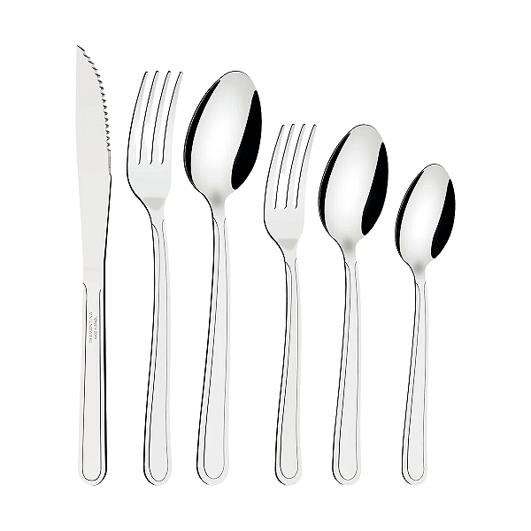 Faqueiro Búzios 36pçs Aço Inox Tramontina