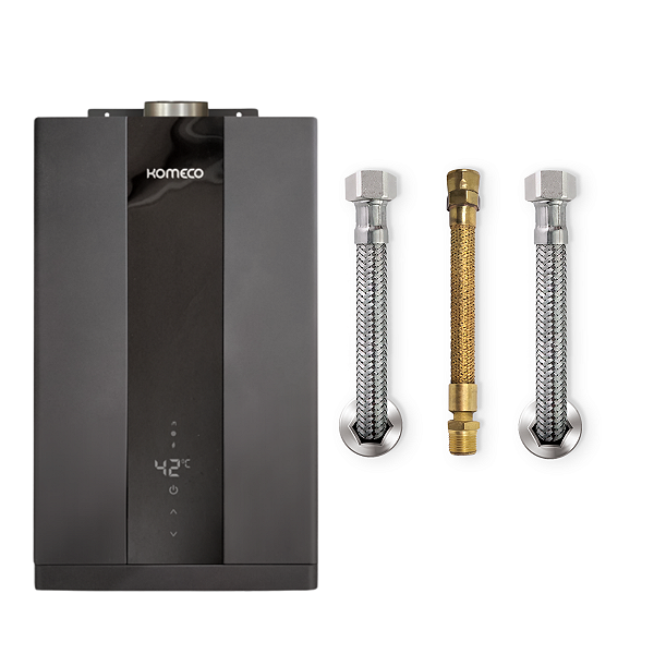 Kit Instalação + Aquecedor A Gás 16 Ko Home GLP 16 Litros