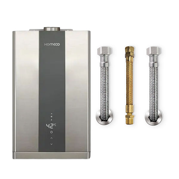 Kit instalação + Aquecedor A Gás KO 21DI GN 21 Litros