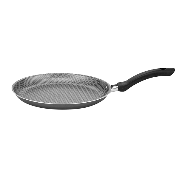 Panquequeira Antiaderente Alumínio 22cm Cinza Alegrete