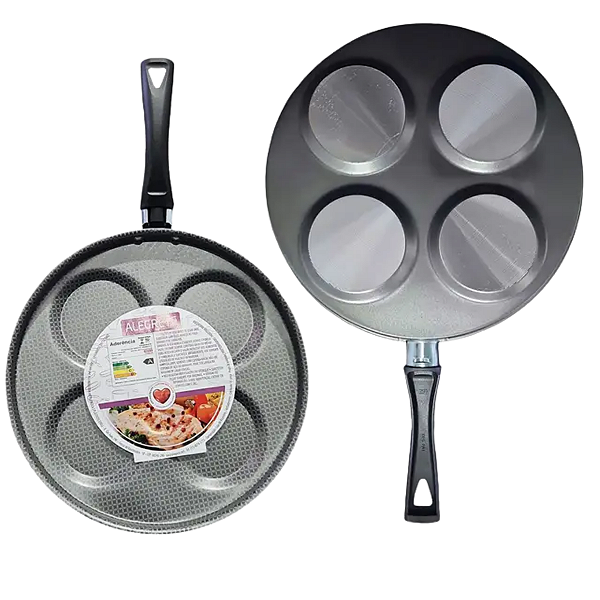 Frigideira Alumínio Antiaderente Enjoy 26cm Cinza Alegrete